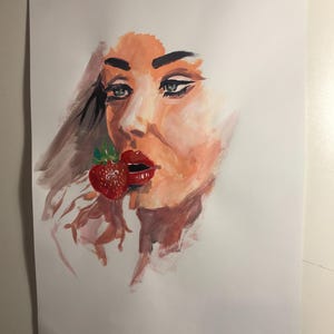 Belle donne, acrilico originale, arte unica, arte in edizione limitata, nuova arte, quadro acrilico
