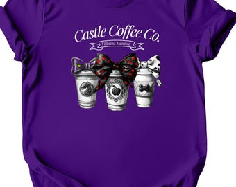 Castle Coffee Company T-Shirt, Villains Edition, Villains Tee