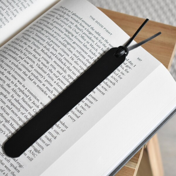 Leather bookmark Buttero