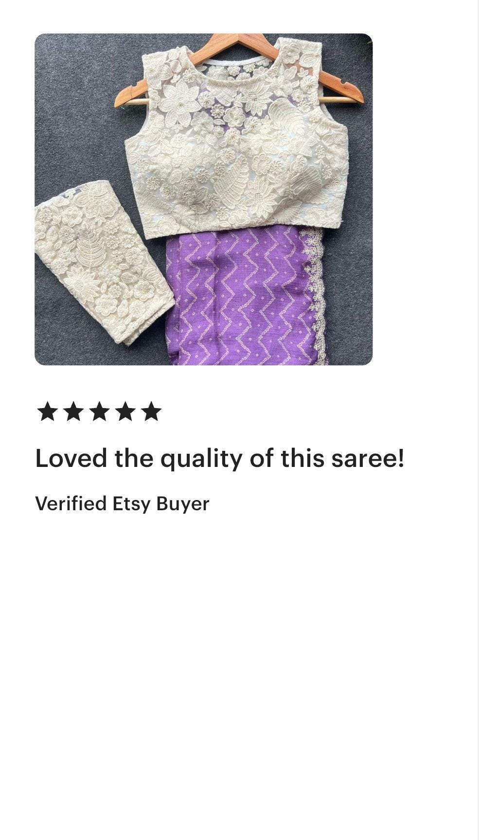 Purple Shaded Velvet Chiffon Saree with Sequined Blouse AN03