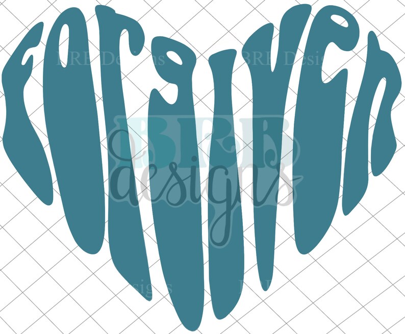 Forgiven in Blue Hand Drawn Digital PNG File - Etsy