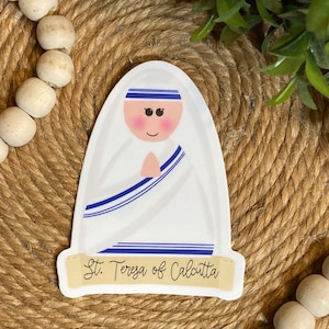 St. Teresa of Calcutta Vinyl Sticker