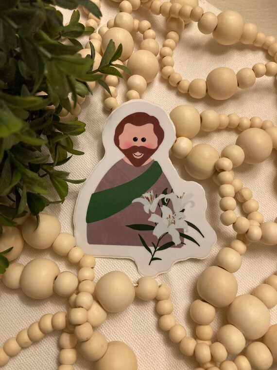 St. Joseph Vinyl Sticker | Etsy