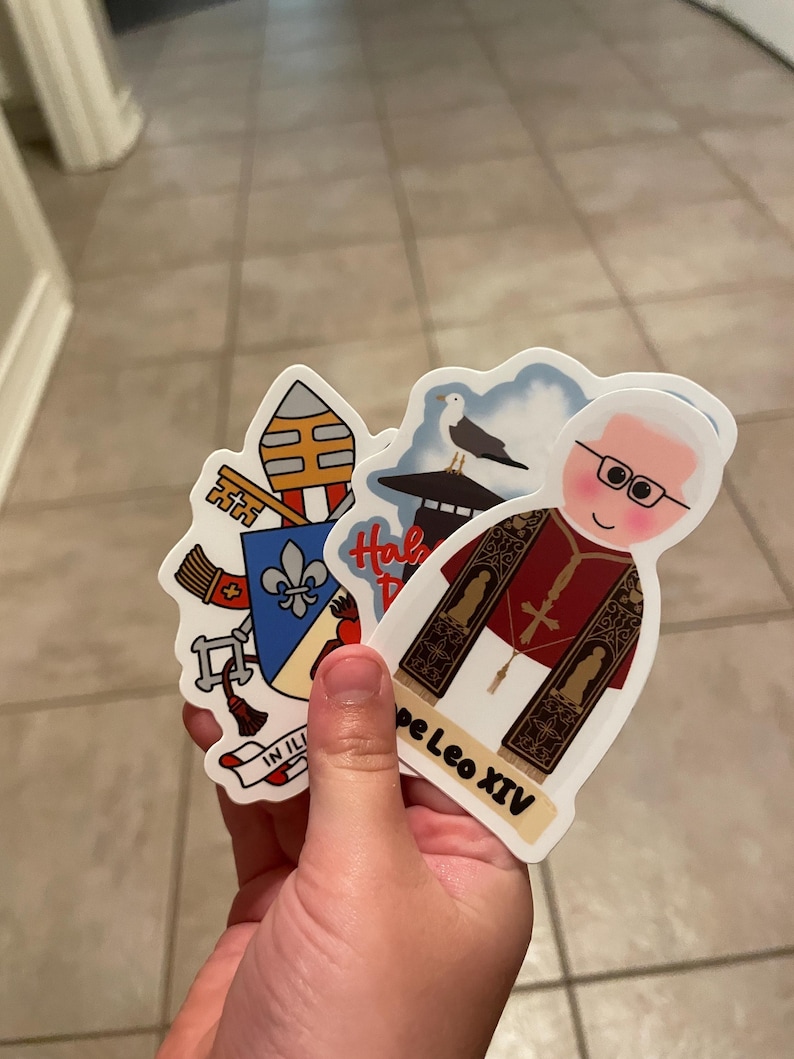 Pope Ld18 Sticker Pope Leo Sticker Pack - Etsy
