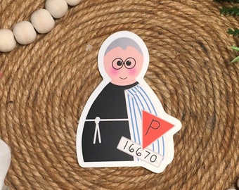 St. Maximilian Kolbe Vinyl Sticker