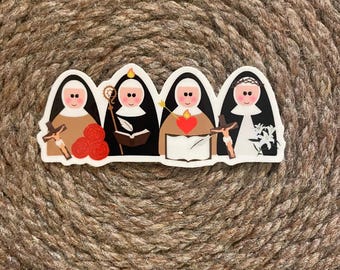 Doctors of the Church Vinyl Sticker