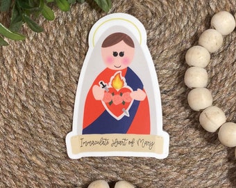 Immaculate Heart of Mary Vinyl Sticker