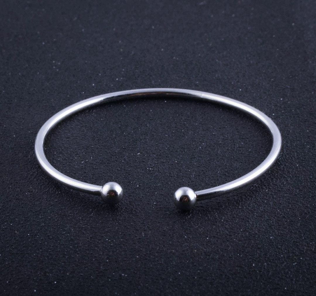 Classic Open Cuff Bangle Bracelet removable & Non-removable - Etsy