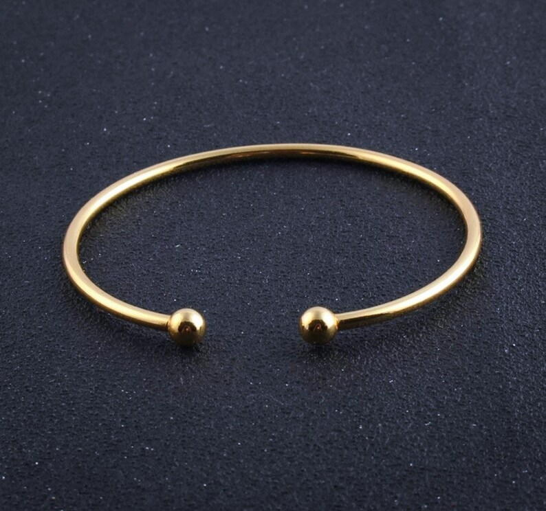 Classic Open Cuff Bangle Bracelet removable & Nonremovable Etsy