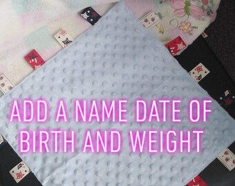 baby comforter with tags