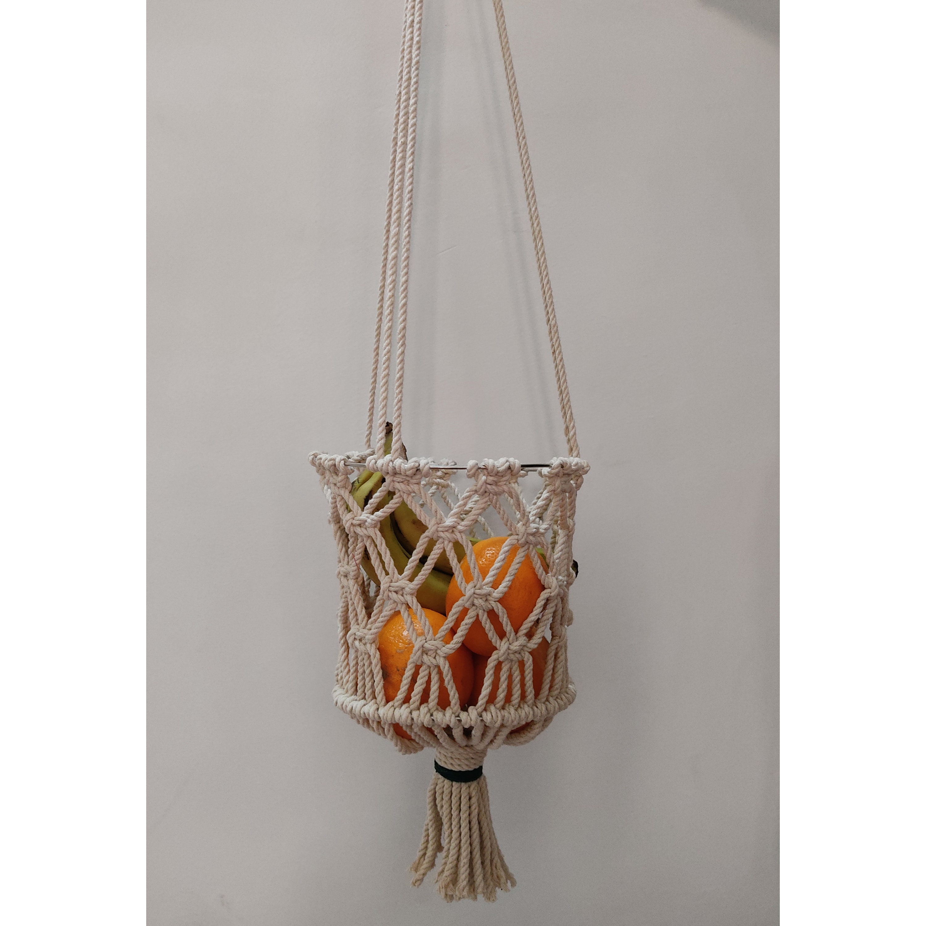 Macrame fruit basket or multi purpose basket Etsy
