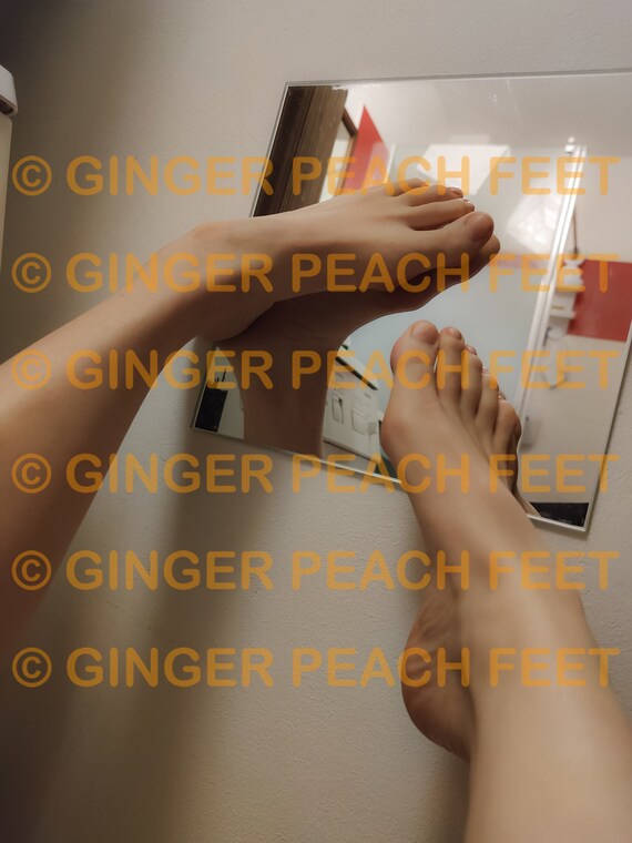 My Adorable Feet On The Mirror Etsy