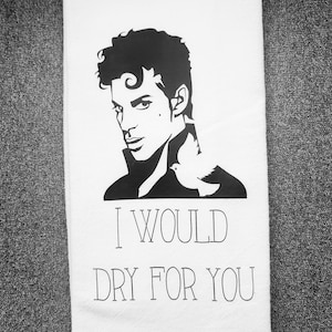 Prince Kitchen Towel, Elton John, Kiss, Dave Grohl Dish Towel, NSync Tea, Freddie Mercury, Lionel Ritchie, Rock Music, Song Lyric Puns