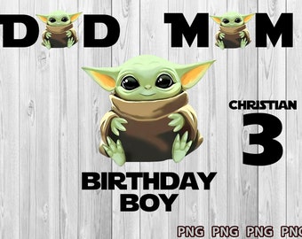 Free Free 100 Baby Yoda Birthday Boy Svg SVG PNG EPS DXF File