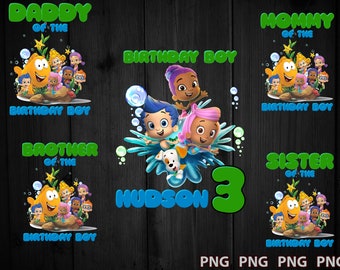 Download Bubble Guppies Birthday Svg Etsy