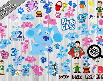 Download Blues Clues Birthday Svg Etsy
