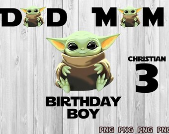 Yoda Birthday Svg Etsy