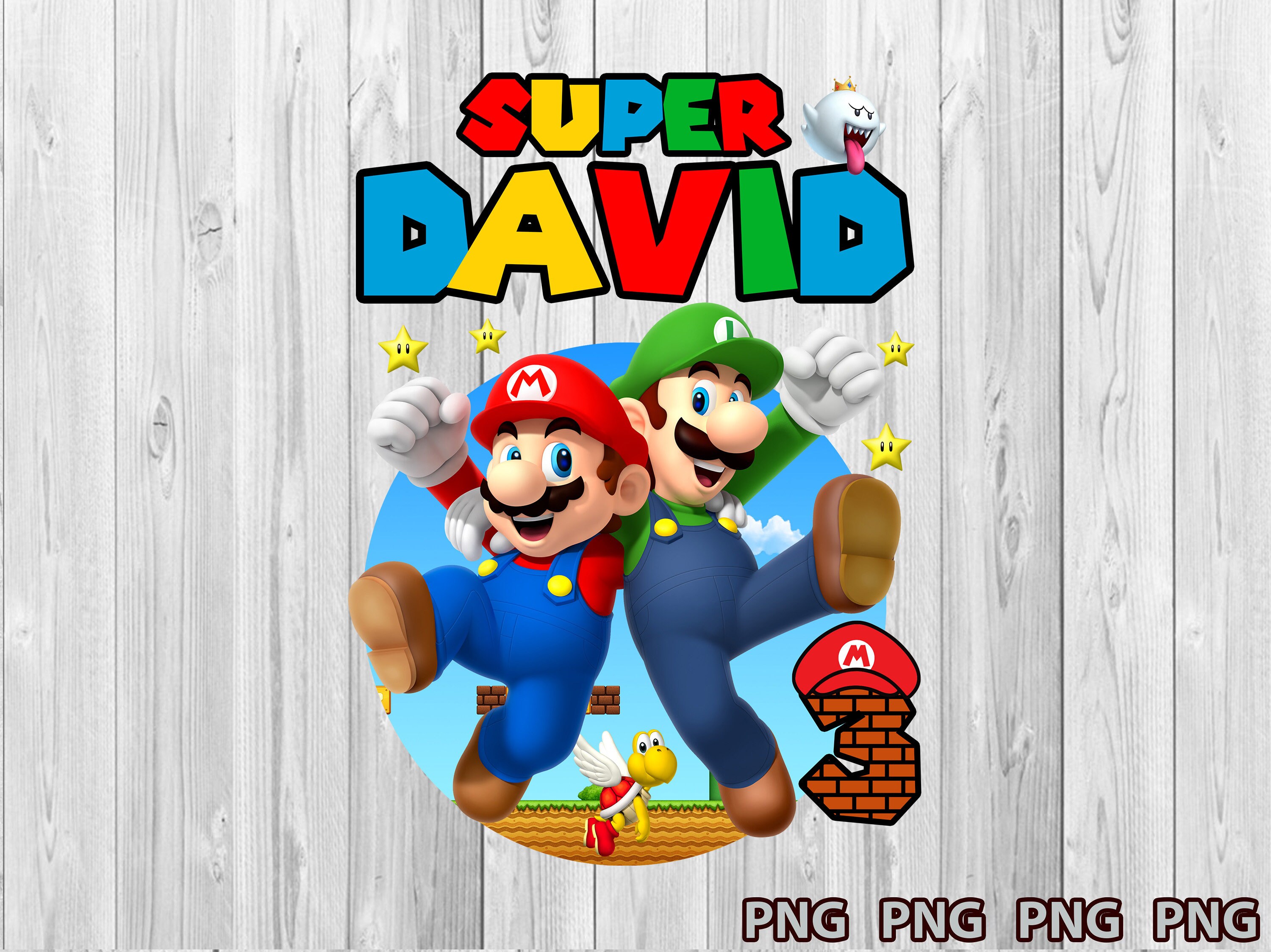 Super Mario Geburtstag Png Mario Geburtstag Png Super Mario Etsy