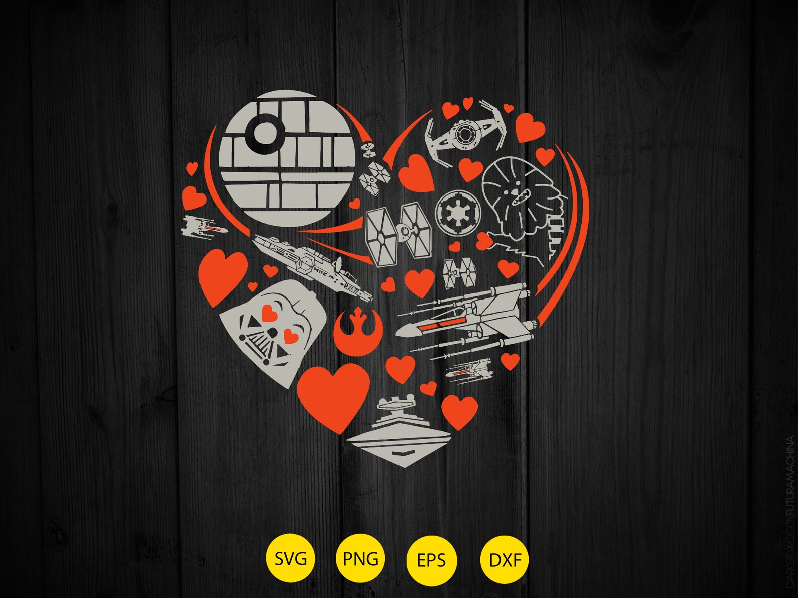 Star Wars Valentines Day Svg/ Funny Valentines Svg /Star | Etsy