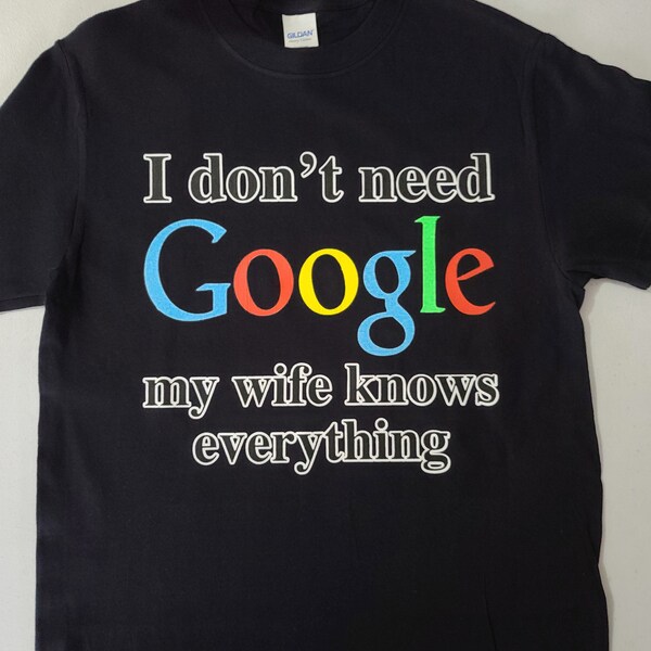 I Don't Need Google - Etsy