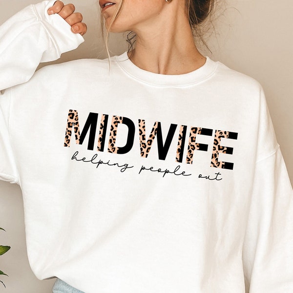 Midwife Sweatshirt, Boho Midwifery, Retro Midwife Sweatshirt, Birth Doula, Clinic Team Shirts, Cute Appreciation Gifts, OB Gyn Birth Squad