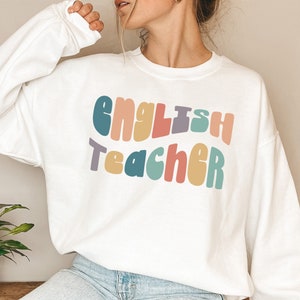 English Teacher Gift, English Teacher Sweatshirt, Grammar Teacher Crewneck, Teacher Gift, Gift for English Teacher