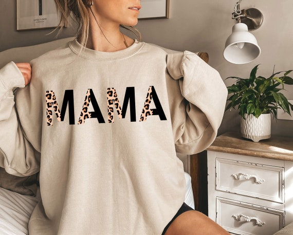 Cheetah mama sweatshirt sale