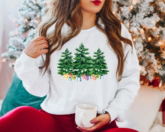 Womens Christmas Sweatshirt Christmas Sweater Christmas - Etsy