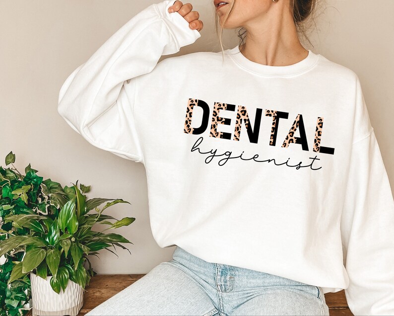 Dental Hygienist Crewneck Sweatshirt for Dental Assistants Etsy