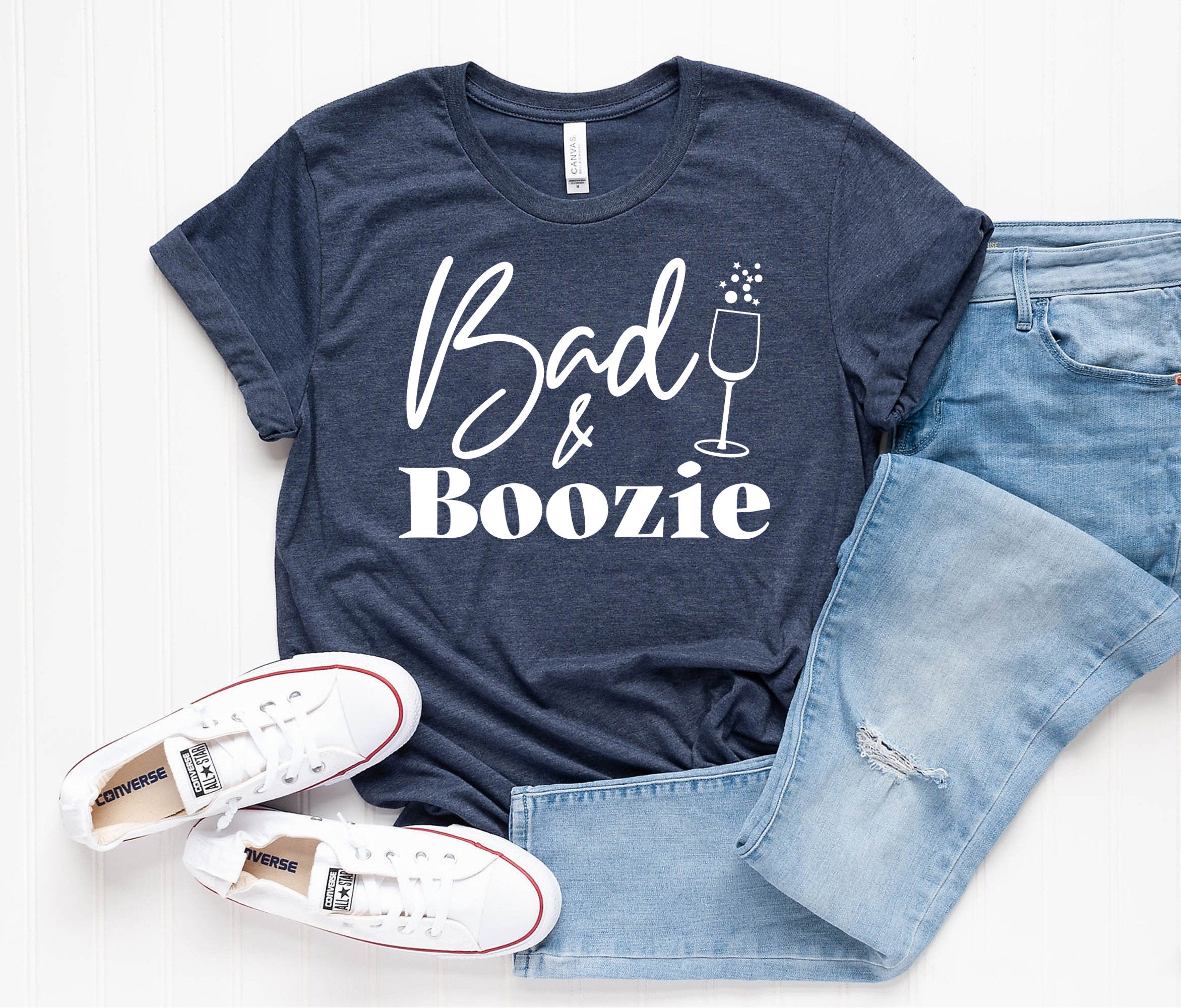 Bachelorette Party Shirts Bad and Boozie Shirts Bride and | Etsy