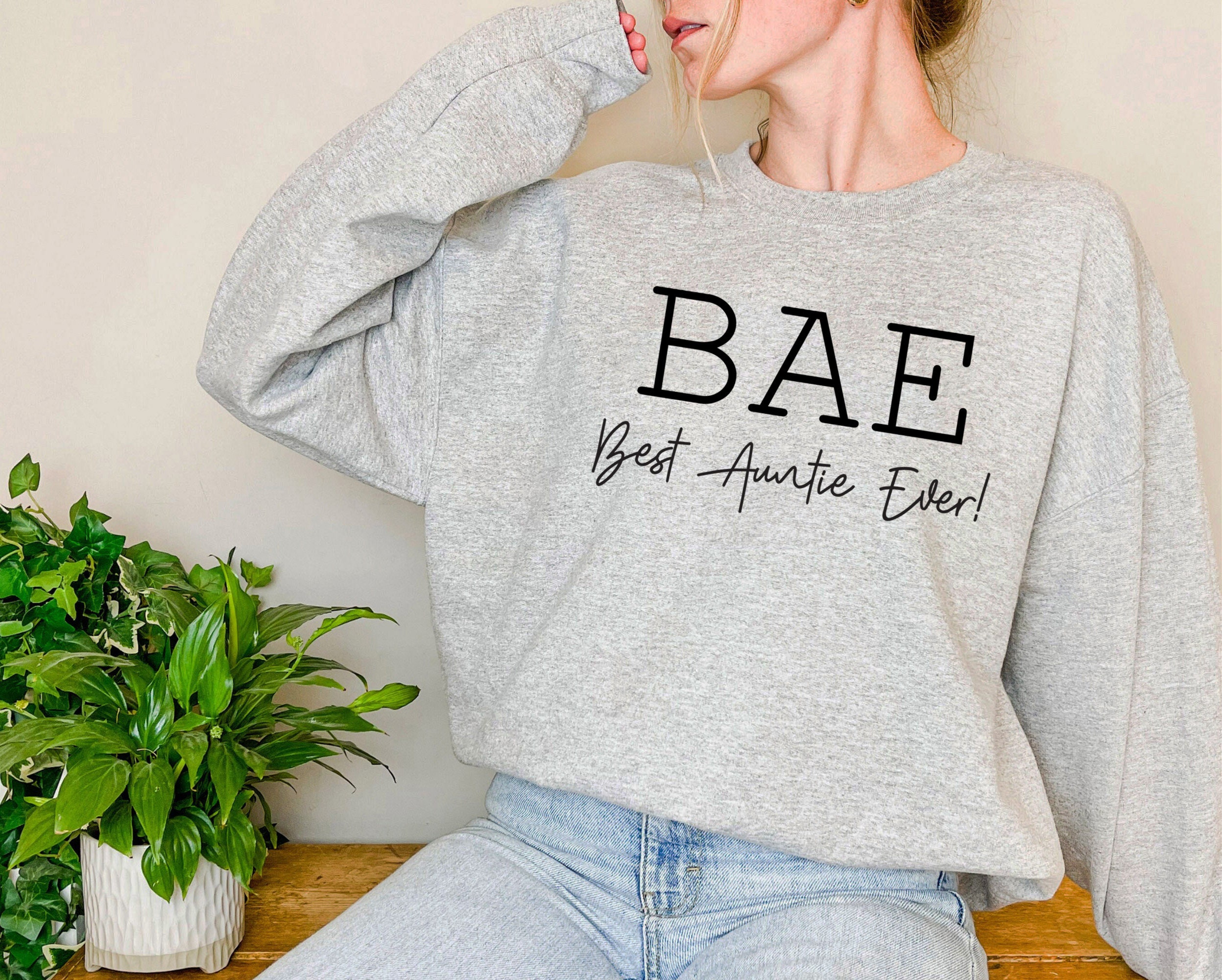 BAE Sweatshirt, Auntie Sweatshirt, Aunt Gift, Best Auntie Ever