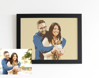 Custom Portrait, Custom Portrait From Photo, Couple Portrait, Faceless Portrait, Family Portrait, Cartoon Portrait, Vector Illustration