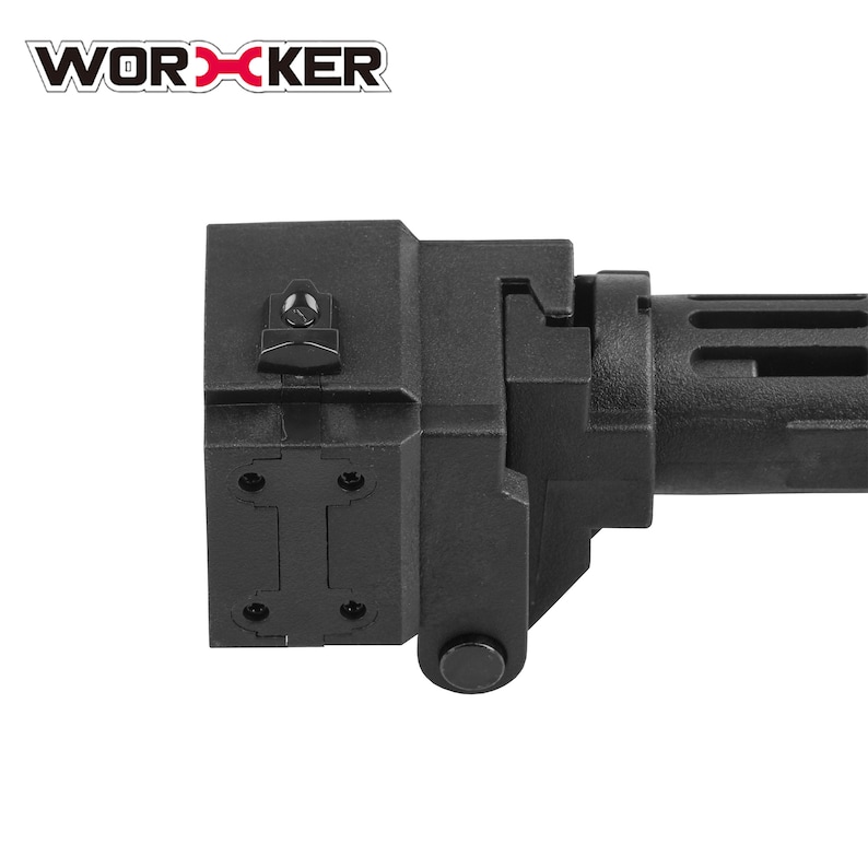 3-5 days arrival guaranteed Worker4Nerf worker mod Shoulder Stock Core with Adaptor for N-Strike Elite Blasters Black