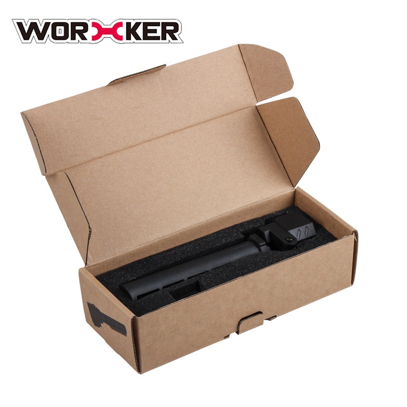 3-5 days arrival guaranteed Worker4Nerf worker mod Shoulder Stock Core with Adaptor for N-Strike Elite Blasters Black
