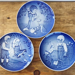 Bing and Grondahl Children's Day Plates - Etsy