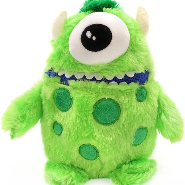 Worry Yummy Monster Doll Toy | Worry Yummy | Childrens Anxiety Worried Soft Toy Zipper Mouth for Boys & Girls - Hank