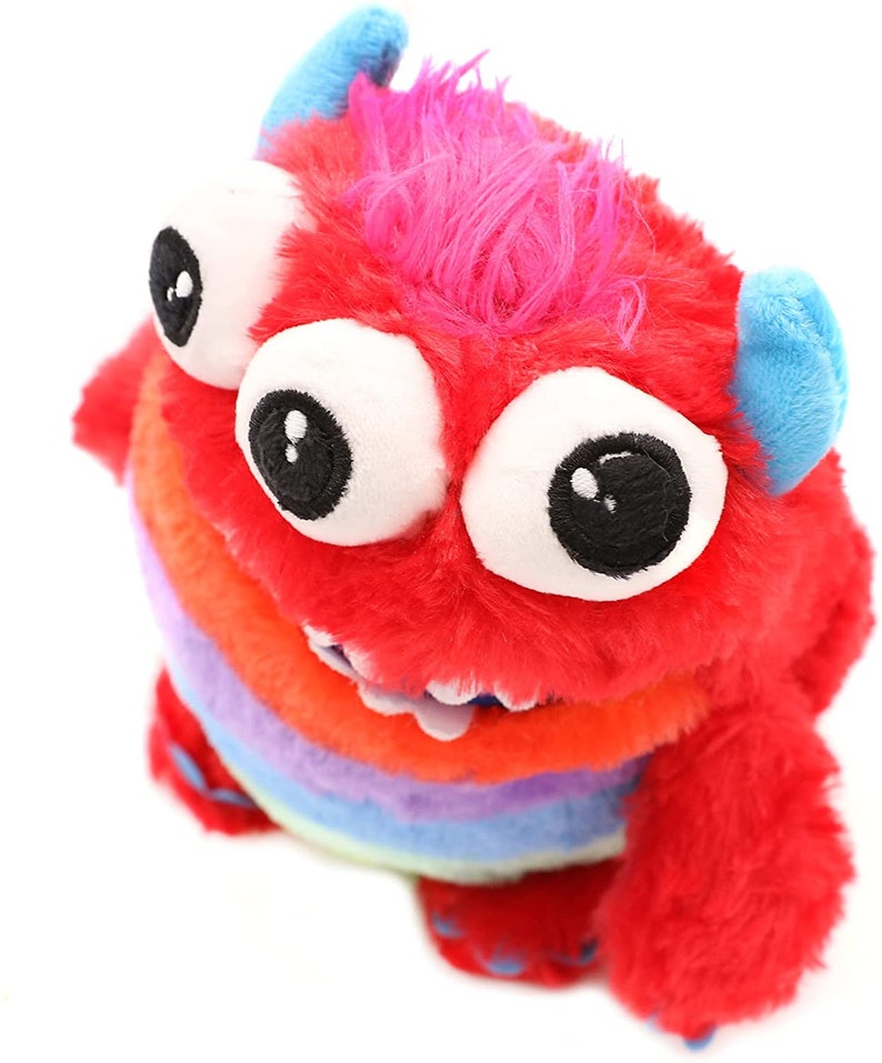 Inquiétude Yummy Monster Doll Toy InquièteZ Yummy Lanxiété des enfants inquiète soft toy zipper bouche pour les garçons et les filles Munch image 7