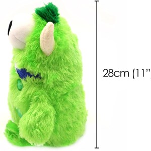 Worry Yummy Monster Doll Toy Worry Yummy Childrens Anxiety Worried Soft Toy Zipper Mouth for Boys & Girls Hank image 3