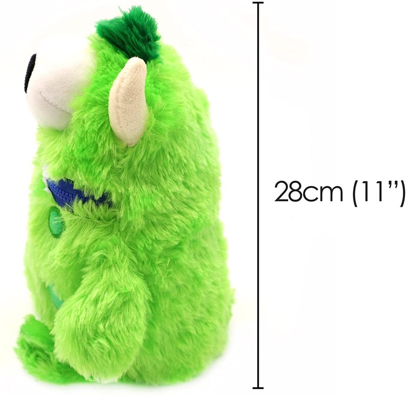 Worry Yummy Monster Doll Toy Worry Yummy Childrens Anxiety Worried Soft Toy Zipper Mouth for Boys & Girls Hank image 3