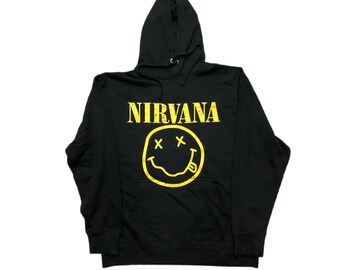nirvana smiley hoodie
