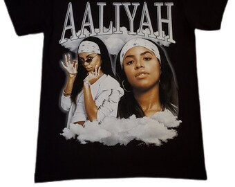 aaliyah t shirt white