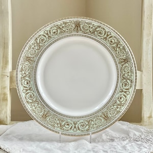 Vintage Royal Doulton English Renaissance Bone China Dinner Plate 10.5&quot;, Made in England