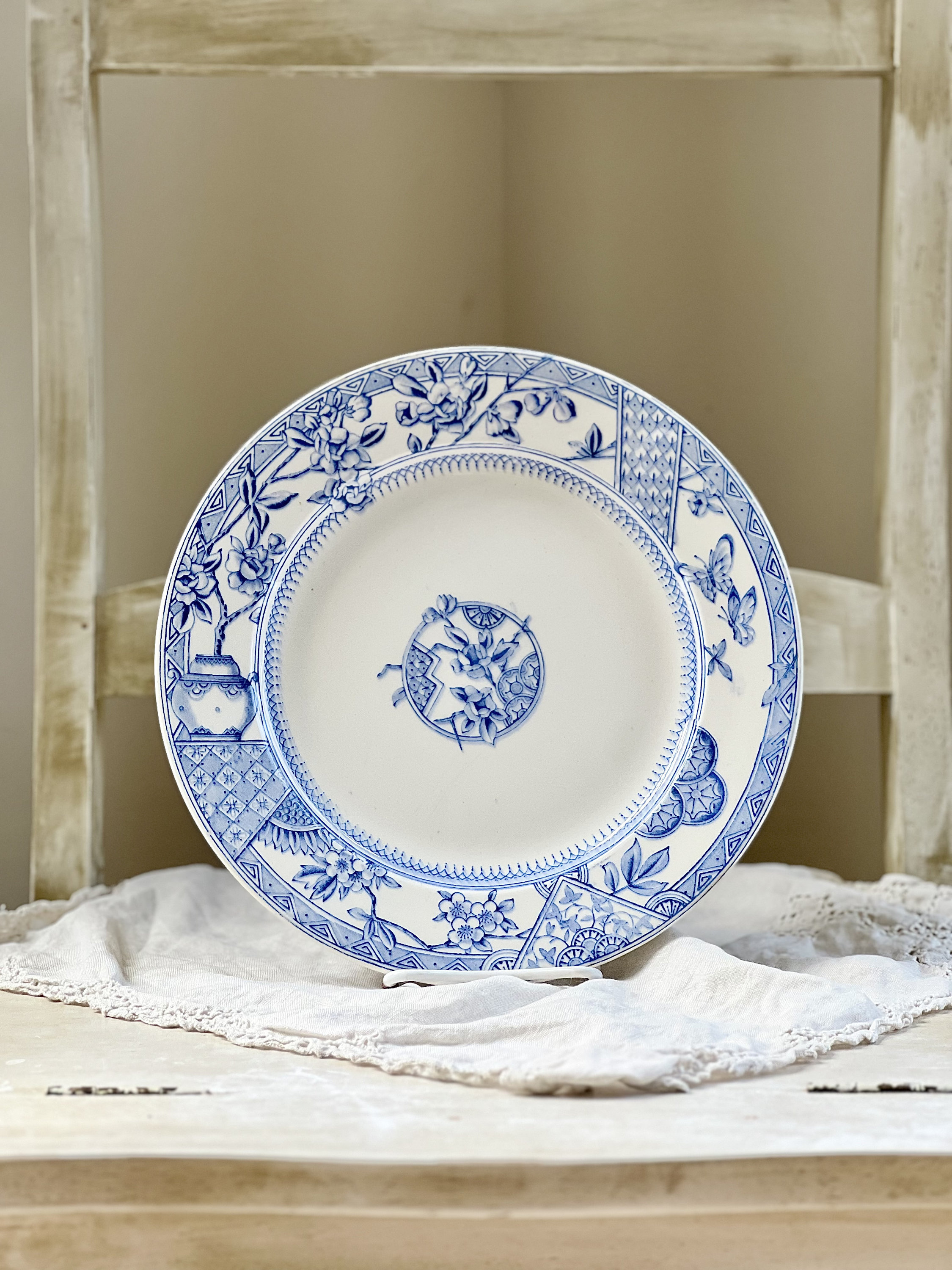 * antique mini plate ❀ ビンテージブルー ボタニカル柄 il_fullxfull.6113204007_p92l.jpg