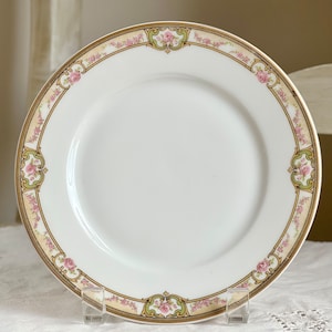 Set (6), Antique Belfort by Theodore Haviland, Limoges France, Salad Plates