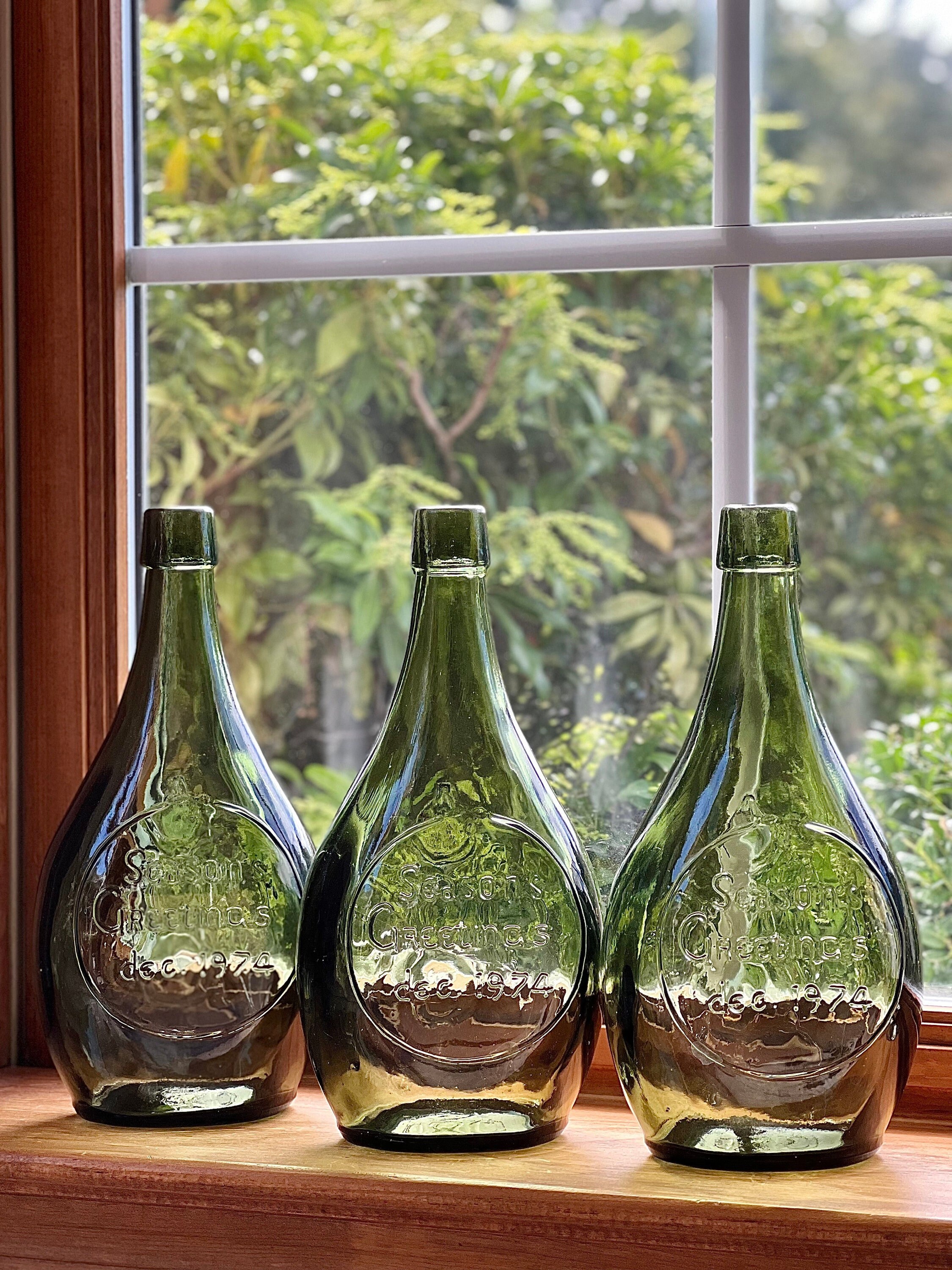 George Washington Wheaton Glass Miniature Bottle Apothecary Pressed Glass,  Shaped Bottles Vintage Wheaton 1971 3 Inch 