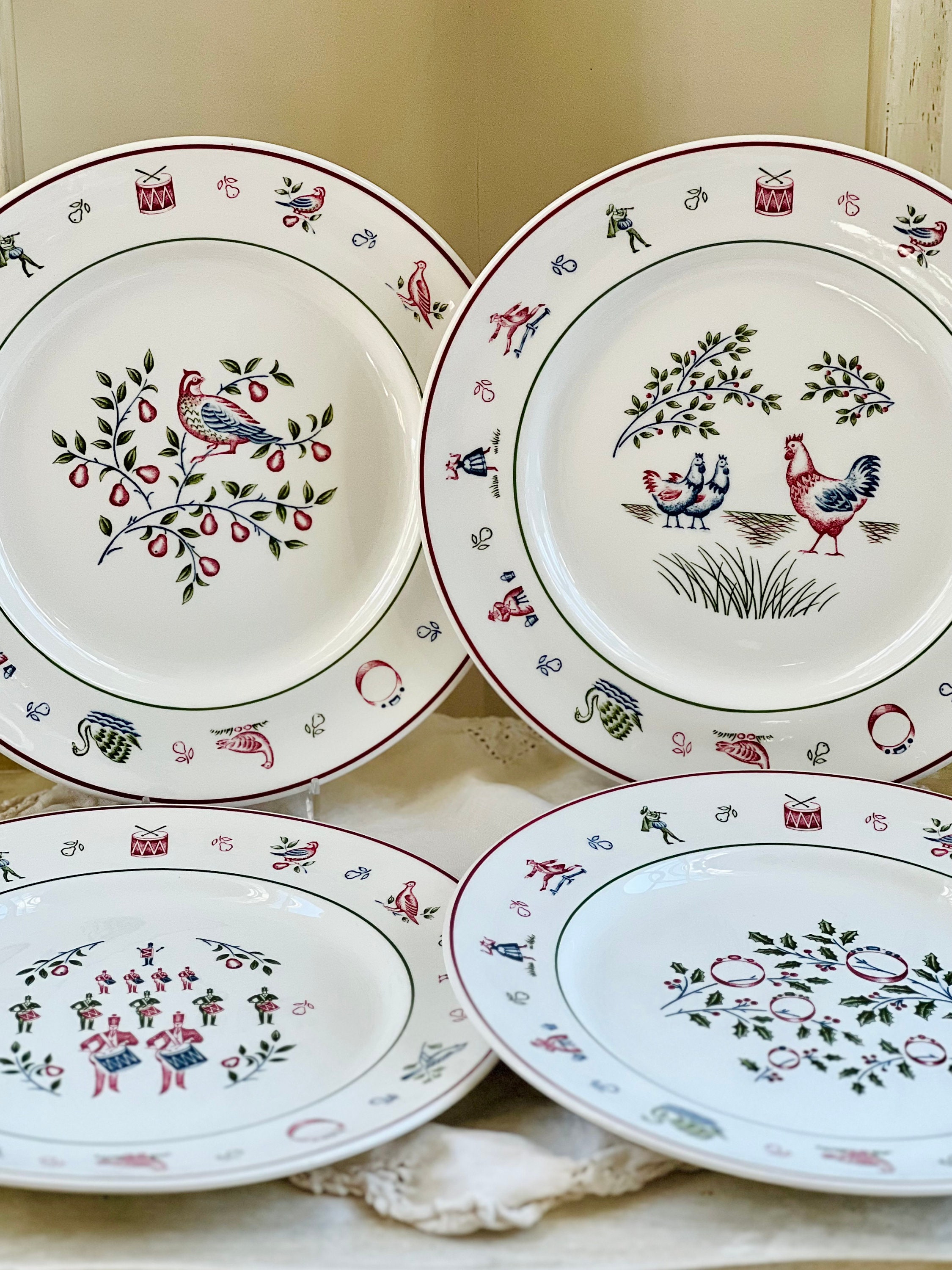 Johnson Brothers “12 Days of Christmas” Set of 4 Dinner
