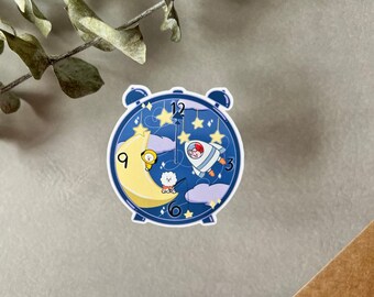 BTS Zero O Clock Sticker, 00:00, BTS Vocal Line Sticker, BT21 Inspired Sticker