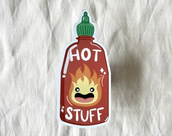 Fridge Magnet, Hot Sauce Magnet, Food Magnet, Vinyl Magnet