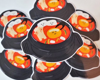 Korean Asian Food Sticker, Soondubu Tofu Soup