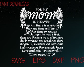 Download Mom Memorial Svg Etsy